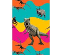 Groovy Dinosaur Blood Sugar Tracker for Type 1 & 2 Diabetics - 52 Weeks: Track Blood Sugar Before and After Meals, Weekly Glucose Monitoring, Weight ... Kids, Teens, and Adults with Type 1 or Type 2