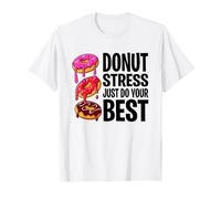 Groovy Donut Stress Just Do Your Best Teachers Tests Day Camiseta