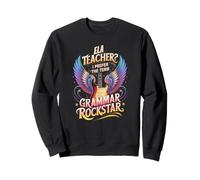 Groovy ELA TEACHER Inglés GRAMÁTICA ROCKSTAR Arte Literatura Sudadera