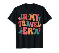 Groovy En Mi Era De Viajes Me Encanta Viajar Vacaciones De Verano Camiseta