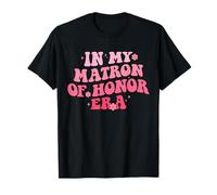 Groovy En Mi Matrona De Honor Era Divertida Boda De Dama De Honor Camiseta