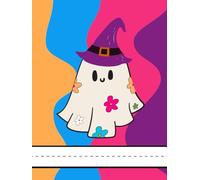 Groovy Floral Ghost Primary Writing & Drawing Story Journal, Notebook for Girls 100 Pages of Creative Fun: Handwriting Practice with Midline, Dream, Storytelling, Sentence Practice