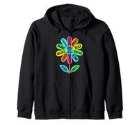Groovy Flower You Are Brave Kind Mental Health Awareness Sudadera con Capucha