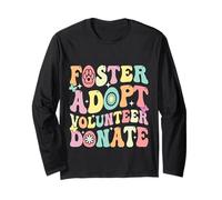 Groovy Foster Adopt Volunteer Donar Animal Rescue Dog Lover Manga Larga