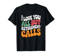 Groovy Funny Retirement Sarcastic Retired Humor Retro Design Camiseta