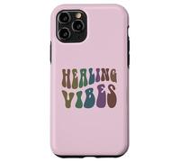 Groovy Healing Vibes Terapeuta de Bienestar Peace Love Therapy Carcasa para iPhone 11 Pro