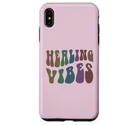 Groovy Healing Vibes Terapeuta de Bienestar Peace Love Therapy Carcasa para iPhone XS MAX