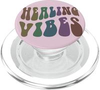 Groovy Healing Vibes Terapeuta de Bienestar Peace Love Therapy PopSockets PopGrip para MagSafe