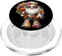Groovy Hippie GNOME For Women and Men Who Loves Flower Power PopSockets PopGrip para MagSafe