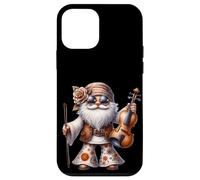 Groovy Hippie GNOME Graphic For Music Teacher Funny Violin Carcasa para iPhone 12 Mini