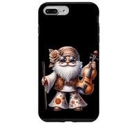 Groovy Hippie GNOME Graphic For Music Teacher Funny Violin Carcasa para iPhone 7 Plus/8 Plus