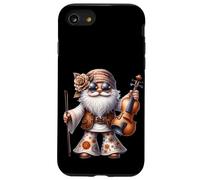 Groovy Hippie GNOME Graphic For Music Teacher Funny Violin Carcasa para iPhone SE (2020) / 7/8