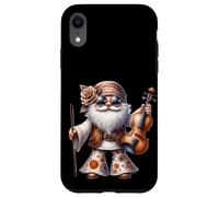 Groovy Hippie GNOME Graphic For Music Teacher Funny Violin Carcasa para iPhone XR