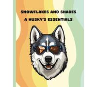 Groovy Husky "Snowflakes & Shades" Notebook - Cute Wide-Ruled Journal Funny Dog Mom Gift for Women, Her, Dog Lovers, 7.5x9.25, 120 Pages Wide Ruled - ... Anniversary Wedding Thank You Just Because