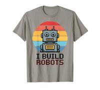 Groovy I Build Robots Robótica Ingeniería Tecnología Programa de IA Camiseta