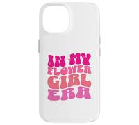 Groovy In My Flower Girl Era Linda Retro Cumpleaños Niña Carcasa para iPhone 14