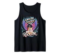 Groovy Inglés Profesor ELA ESCRITURA ROCKSTAR Gramática Camiseta sin Mangas