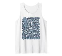 Groovy Just A Girl Who Loves Pulpuses Retro Camiseta sin Mangas