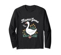Groovy Mama Goose Est.2025 Mujeres Manga Larga