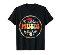 Groovy Montessori Educación de profesores de música Regreso a la escuela Camiseta