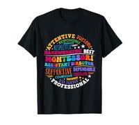 Groovy Montessori Subdirector Educación Back School Camiseta