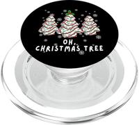 Groovy Oh Christmas Tree Funny Christmas Tree Cake Lovers PopSockets PopGrip para MagSafe