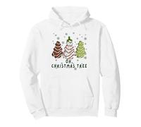 Groovy Oh Christmas Tree Funny Christmas Tree Cake Lovers Sudadera con Capucha