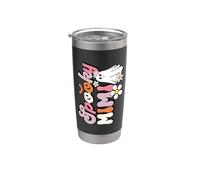 Groovy One Spooky Mimi Mama Grandma Witch Mom Halloween Vaso térmico de acero inoxidable de doble pared