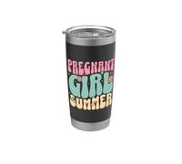 Groovy Pregnancy revela baby shower de verano para niñas embarazadas Vaso térmico de acero inoxidable de doble pared