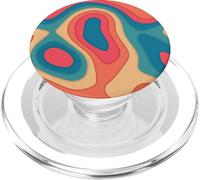 Groovy Retro 70s Psychedelic Trippy Hippie Indie PopSockets PopGrip para MagSafe