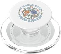 Groovy Retro Floral Habría Sido Suficiente fe silenciosa PopSockets PopGrip para MagSafe