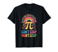 Groovy Retro Happy Pi Day Gráfico Matemáticas Profesor Camiseta