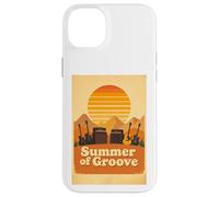 Groovy Setenta Puesta de Sol con Festival Energy Verano Carcasa para iPhone 14 Plus