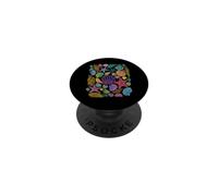Groovy Shells Retro Seashells Verano PopSockets PopGrip Adhesivo