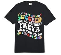 Groovy si al Principio no Tienes éxito, Intenta Hacer lo Que Freya Comfort Colors Adult Heavyweight T-Shirt