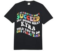 Groovy si al Principio no Tienes éxito, Intenta Hacer lo Que Kyra Comfort Colors Adult Heavyweight T-Shirt