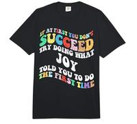 Groovy si al Principio no Tienes éxito, Intenta Hacer qué alegría Comfort Colors Adult Heavyweight T-Shirt