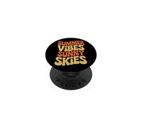 Groovy Summer Music Festival Camping Vacaciones PopSockets PopGrip Adhesivo