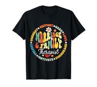 Groovy Terapeuta Matrimonial & Terapeuta Familiar Apreciación LMFT Camiseta