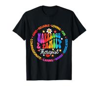 Groovy Terapeuta Matrimonial & Terapeuta Familiar Apreciación LMFT Camiseta