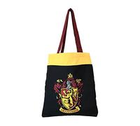 Groovy Uk Bolso Gryffindor para Mujer, Negro, Amarillo, 38 cm, Negro/Amarillo