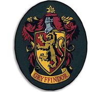 Groovy UK Harry Potter Gryfindor Shield - Alfombrilla para Interior (80 x 100 cm), Color Negro y Amarillo
