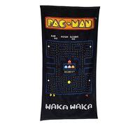 Groovy UK Pacman The Chase Toalla, Color Negro