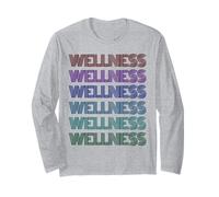Groovy WELLNESS Health Coach Crew Trainer Life Nurse Yoga Manga Larga