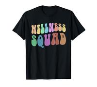 Groovy WELLNESS SQUAD Entrenador de salud Entrenador de yoga Mamá Gimnasio Equipo Camiseta