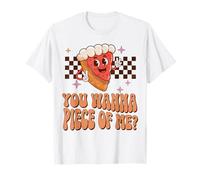 Groovy You Wanna Piece of Me Pumpkin Pie Acción de Gracias Camiseta