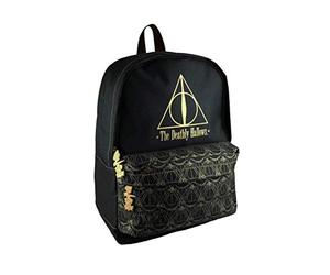 Groovy - Zaino Scuola Harry Potter, Deathly Hallows, Mochilas Unisex Niños, Multicolor (Multicolore), 15x22x38 cm (W x H L)