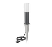 GROPO bolardo luminoso con pica de tierra y cable de 2m para exterior antracita