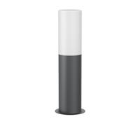 GROPO bolardo luminoso para exterior antracita 41cm incl. lámpara E27 471lm