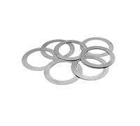 Gros de 0.3 mm de arandela plana de acero inoxidable 304,13x19x0.3 (20Pcs)